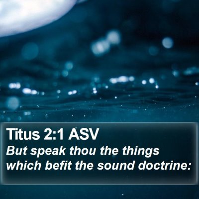 Titus 2:1 ASV Bible Verse Image