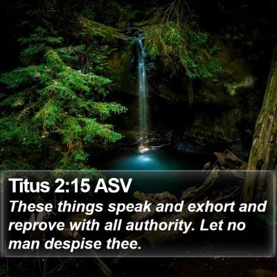 Titus 2:15 ASV Bible Verse Image
