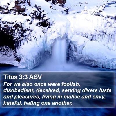 Titus 3:3 ASV Bible Verse Image