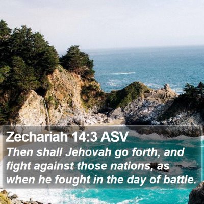 Zechariah 14:3 ASV Bible Verse Image