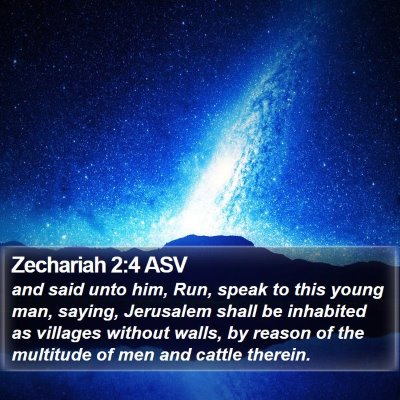 Zechariah 2:4 ASV Bible Verse Image