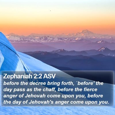 Zephaniah 2:2 ASV Bible Verse Image