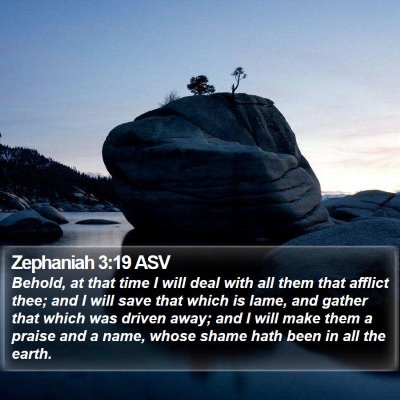 Zephaniah 3:19 ASV Bible Verse Image