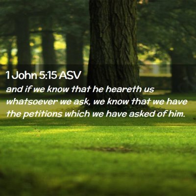 Picture 02 - 1 John 5:15 ASV - and if we know that he heareth us whatsoever we - Bible Verse Picture