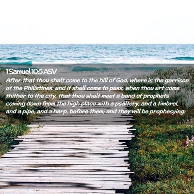 Picture 02 - 1 Samuel 10:5 ASV - After that thou shalt come to the hill of God, - Bible Verse Picture
