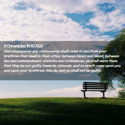 Picture 02 - 2 Chronicles 19:10 ASV - And whensoever any controversy shall come to you - Bible Verse Picture