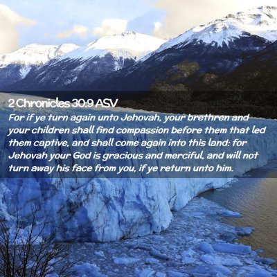 Picture 02 - 2 Chronicles 30:9 ASV - For if ye turn again unto Jehovah, your brethren - Bible Verse Picture