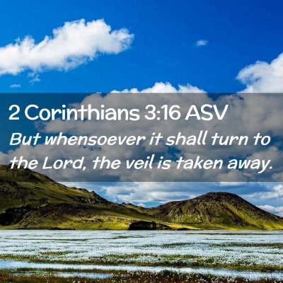 Picture 02 - 2 Corinthians 3:16 ASV - But whensoever it shall turn to the Lord, the - Bible Verse Picture
