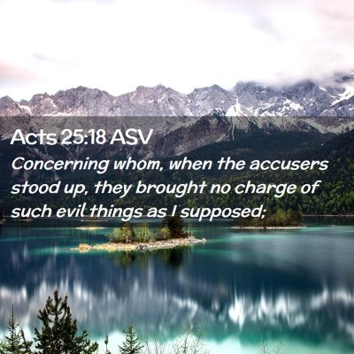 Picture 02 - Acts 25:18 ASV - Concerning whom, when the accusers stood up, they - Bible Verse Picture