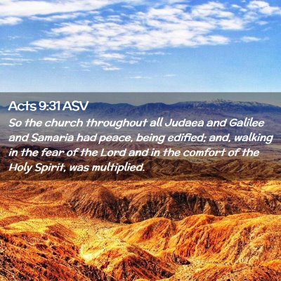 Picture 02 - Acts 9:31 ASV - So the church throughout all Judaea and Galilee - Bible Verse Picture