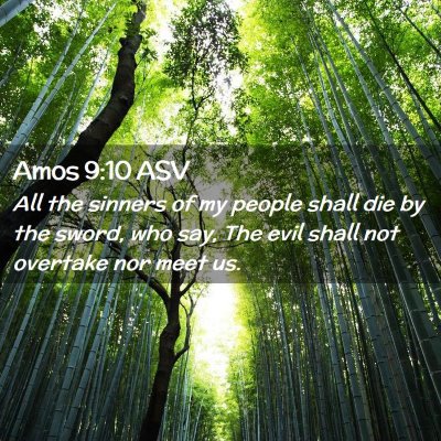 Picture 02 - Amos 9:10 ASV - All the sinners of my people shall die by the - Bible Verse Picture