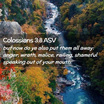 Picture 02 - Colossians 3:8 ASV - but now do ye also put them all away: anger, - Bible Verse Picture