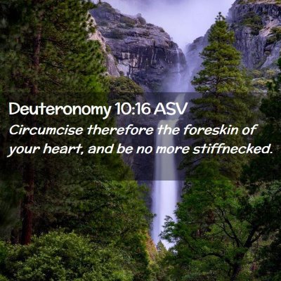 Picture 02 - Deuteronomy 10:16 ASV - Circumcise therefore the foreskin of your heart, - Bible Verse Picture