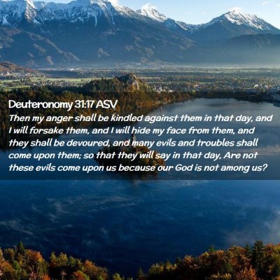 Picture 02 - Deuteronomy 31:17 ASV - Then my anger shall be kindled against them in - Bible Verse Picture