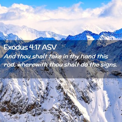 Picture 02 - Exodus 4:17 ASV - And thou shalt take in thy hand this rod, - Bible Verse Picture
