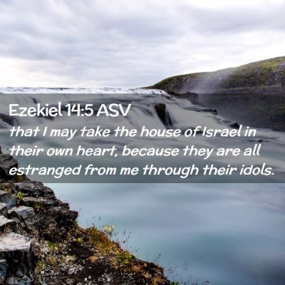 Picture 02 - Ezekiel 14:5 ASV - that I may take the house of Israel in their own - Bible Verse Picture