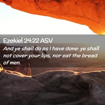 Picture 02 - Ezekiel 24:22 ASV - And ye shall do as I have done: ye shall not - Bible Verse Picture