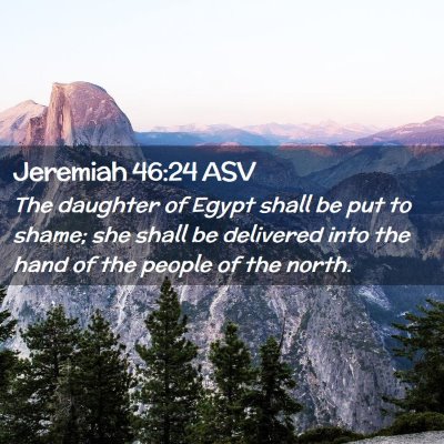 Picture 02 - Jeremiah 46:24 ASV - The daughter of Egypt shall be put to shame; she - Bible Verse Picture