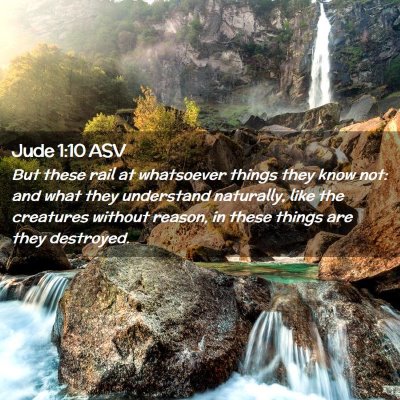Picture 02 - Jude 1:10 ASV - But these rail at whatsoever things they know - Bible Verse Picture