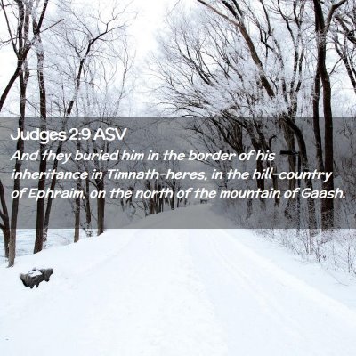 Picture 02 - Judges 2:9 ASV - And they buried him in the border of his - Bible Verse Picture