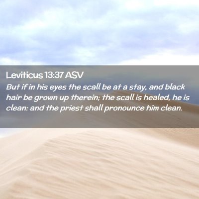 Picture 02 - Leviticus 13:37 ASV - But if in his eyes the scall be at a stay, and - Bible Verse Picture