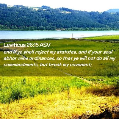 Picture 02 - Leviticus 26:15 ASV - and if ye shall reject my statutes, and if your - Bible Verse Picture