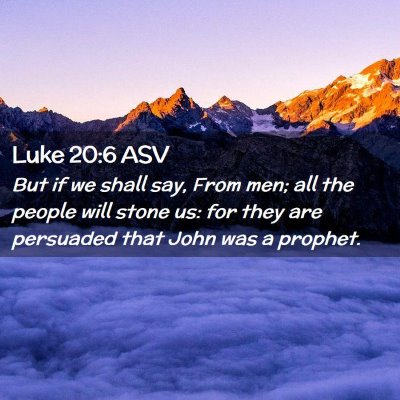 Picture 02 - Luke 20:6 ASV - But if we shall say, From men; all the people - Bible Verse Picture