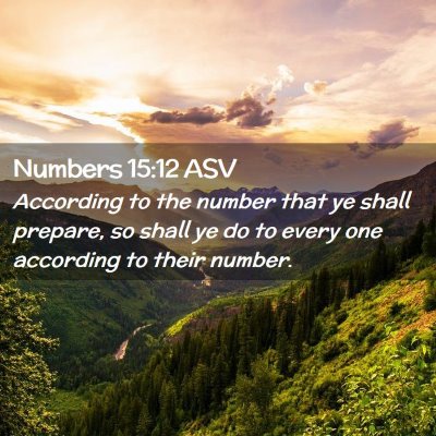 Picture 02 - Numbers 15:12 ASV - According to the number that ye shall prepare, so - Bible Verse Picture