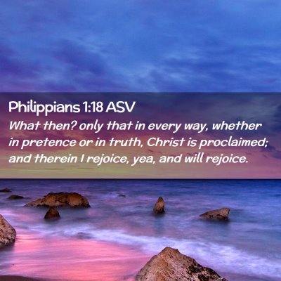 Picture 02 - Philippians 1:18 ASV - What then? only that in every way, whether in - Bible Verse Picture