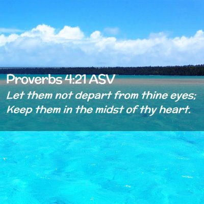 Picture 02 - Proverbs 4:21 ASV - Let them not depart from thine eyes; Keep them in - Bible Verse Picture