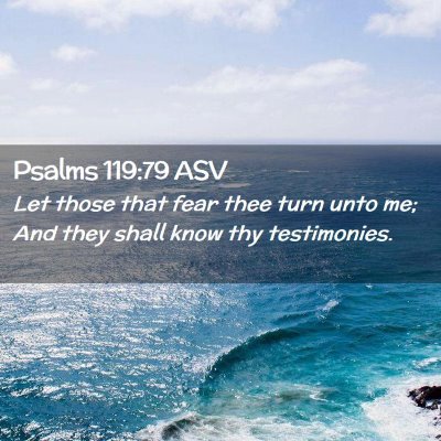 Picture 02 - Psalms 119:79 ASV - Let those that fear thee turn unto me; And they - Bible Verse Picture