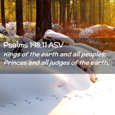 Picture 02 - Psalms 148:11 ASV - Kings of the earth and all peoples; Princes and - Bible Verse Picture