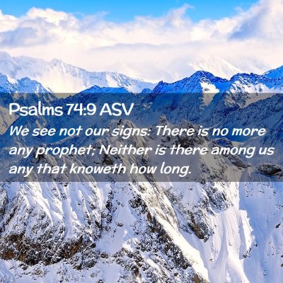 Picture 02 - Psalms 74:9 ASV - We see not our signs: There is no more any - Bible Verse Picture
