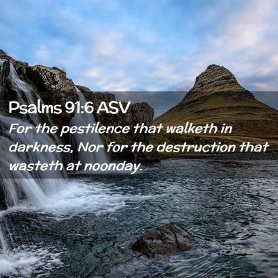 Picture 02 - Psalms 91:6 ASV - For the pestilence that walketh in darkness, Nor - Bible Verse Picture
