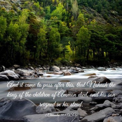 Picture 03 - 1 Chronicles 19:1 ASV - And it came to pass after this, that Nahash the - Bible Verse Picture