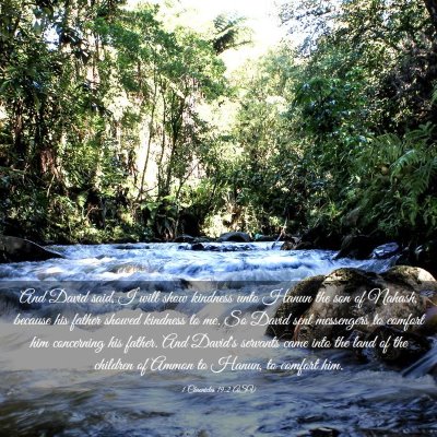 Picture 03 - 1 Chronicles 19:2 ASV - And David said, I will show kindness unto Hanun - Bible Verse Picture