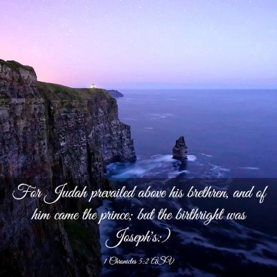 Picture 03 - 1 Chronicles 5:2 ASV - For Judah prevailed above his brethren, and of - Bible Verse Picture