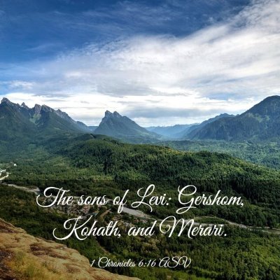 Picture 03 - 1 Chronicles 6:16 ASV - The sons of Levi: Gershom, Kohath, and - Bible Verse Picture