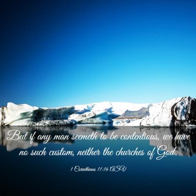 Picture 03 - 1 Corinthians 11:16 ASV - But if any man seemeth to be contentious, we have - Bible Verse Picture
