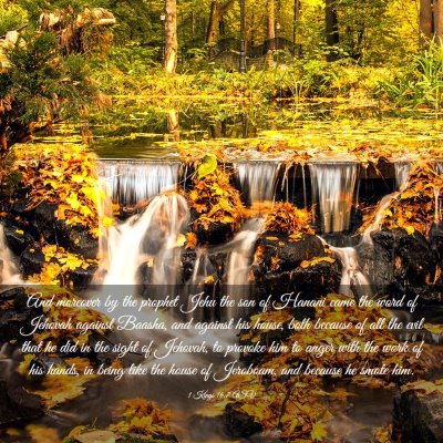 Picture 03 - 1 Kings 16:7 ASV - And moreover by the prophet Jehu the son of - Bible Verse Picture
