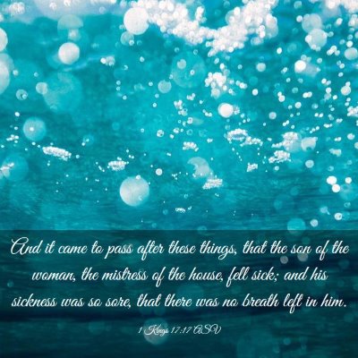 Picture 03 - 1 Kings 17:17 ASV - And it came to pass after these things, that the - Bible Verse Picture