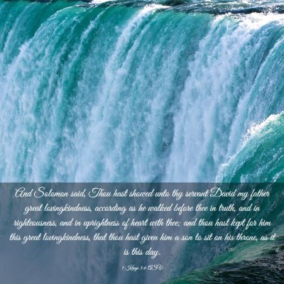 Picture 03 - 1 Kings 3:6 ASV - And Solomon said, Thou hast showed unto thy - Bible Verse Picture
