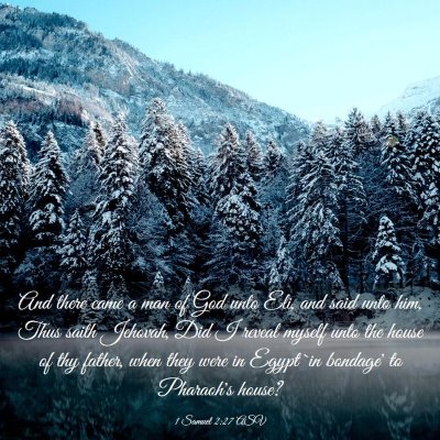 Picture 03 - 1 Samuel 2:27 ASV - And there came a man of God unto Eli, and said - Bible Verse Picture