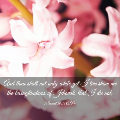 Picture 03 - 1 Samuel 20:14 ASV - And thou shalt not only while yet I live show me - Bible Verse Picture