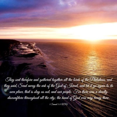 Picture 03 - 1 Samuel 5:11 ASV - They sent therefore and gathered together all the - Bible Verse Picture