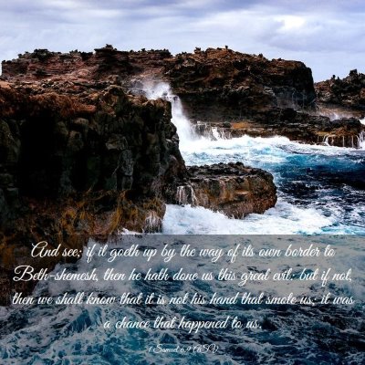 Picture 03 - 1 Samuel 6:9 ASV - And see; if it goeth up by the way of its own - Bible Verse Picture
