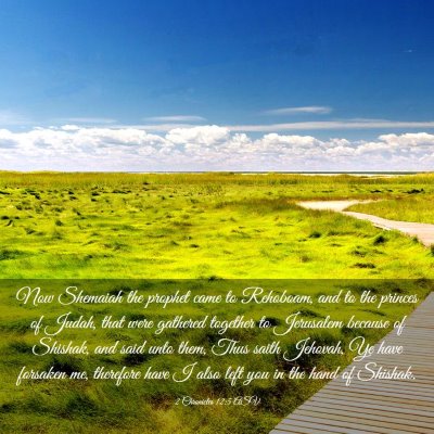 Picture 03 - 2 Chronicles 12:5 ASV - Now Shemaiah the prophet came to Rehoboam, and to - Bible Verse Picture