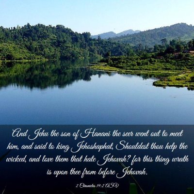 Picture 03 - 2 Chronicles 19:2 ASV - And Jehu the son of Hanani the seer went out to - Bible Verse Picture