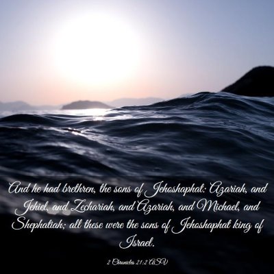 Picture 03 - 2 Chronicles 21:2 ASV - And he had brethren, the sons of Jehoshaphat: - Bible Verse Picture