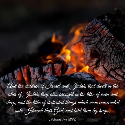 Picture 03 - 2 Chronicles 31:6 ASV - And the children of Israel and Judah, that dwelt - Bible Verse Picture